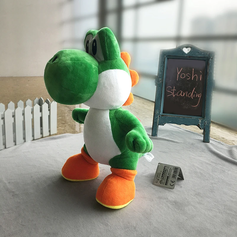34 см Плюшевые игрушечные куклы Super Mario Bros постоянный yoshi Дракон Фаршированные