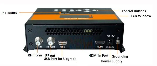 Цифровая система распределения телевизора в отеле мини HDMI к DVB T модулятор