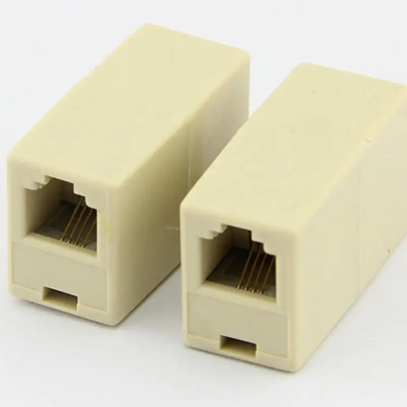 Промо-акция! 1 шт. двойной разъем RJ11 для телефона разветвитель удлинитель