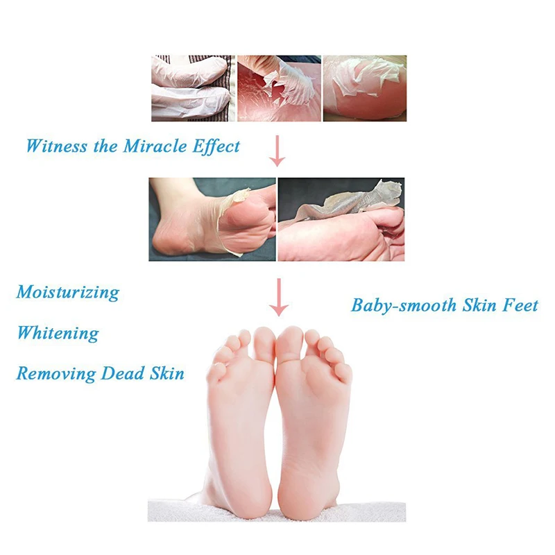 Маска для очистки ног инструмент ухода за ногами Отшелушивающий мозолей и
