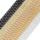 Цепочка из алюминиевого металла 0,8x3x4,6 мм, плетеная цепь из панцирной цепи, для браслетов, для самостоятельного изготовления ювелирных изделий сделай сам