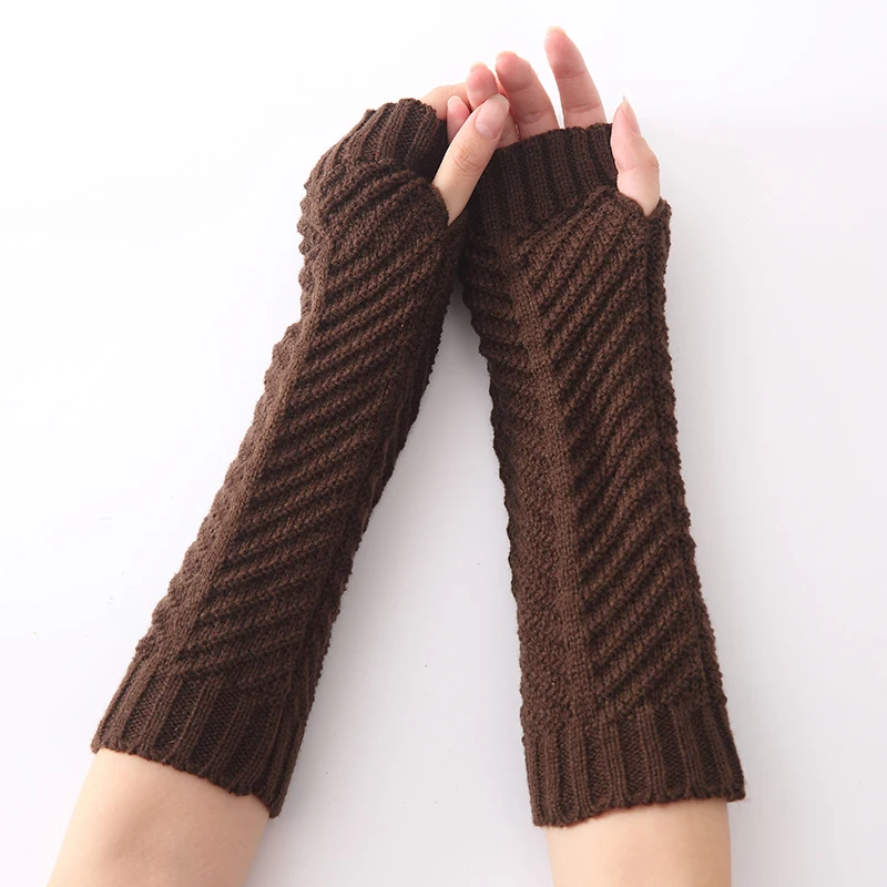 Новые модные женские вязаные гетры в форме рыбы зимние перчатки с длинными