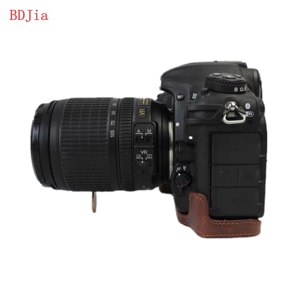 Новейший чехол для камеры Nikon D500 из искусственной кожи с отделением аккумулятора