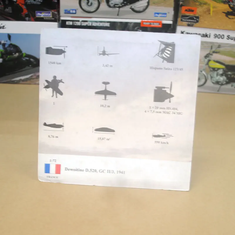 AMER 1/72 масштаб Второй мировой войны Франция 1941 Dewoitine D.520 истребитель литой металлический самолет модель игрушки для сбора/подарка