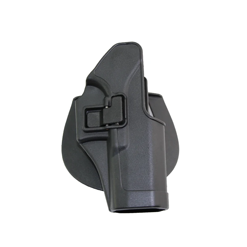 

Tactical Gun Holster Airsoft War Games CQC Serpa Waist Pistol Holster fits GL17 19 22 23 RH Black