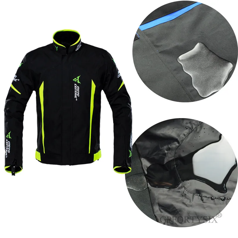 Водонепроницаемый в байкерском стиле комплект из куртки и штанов с нательная