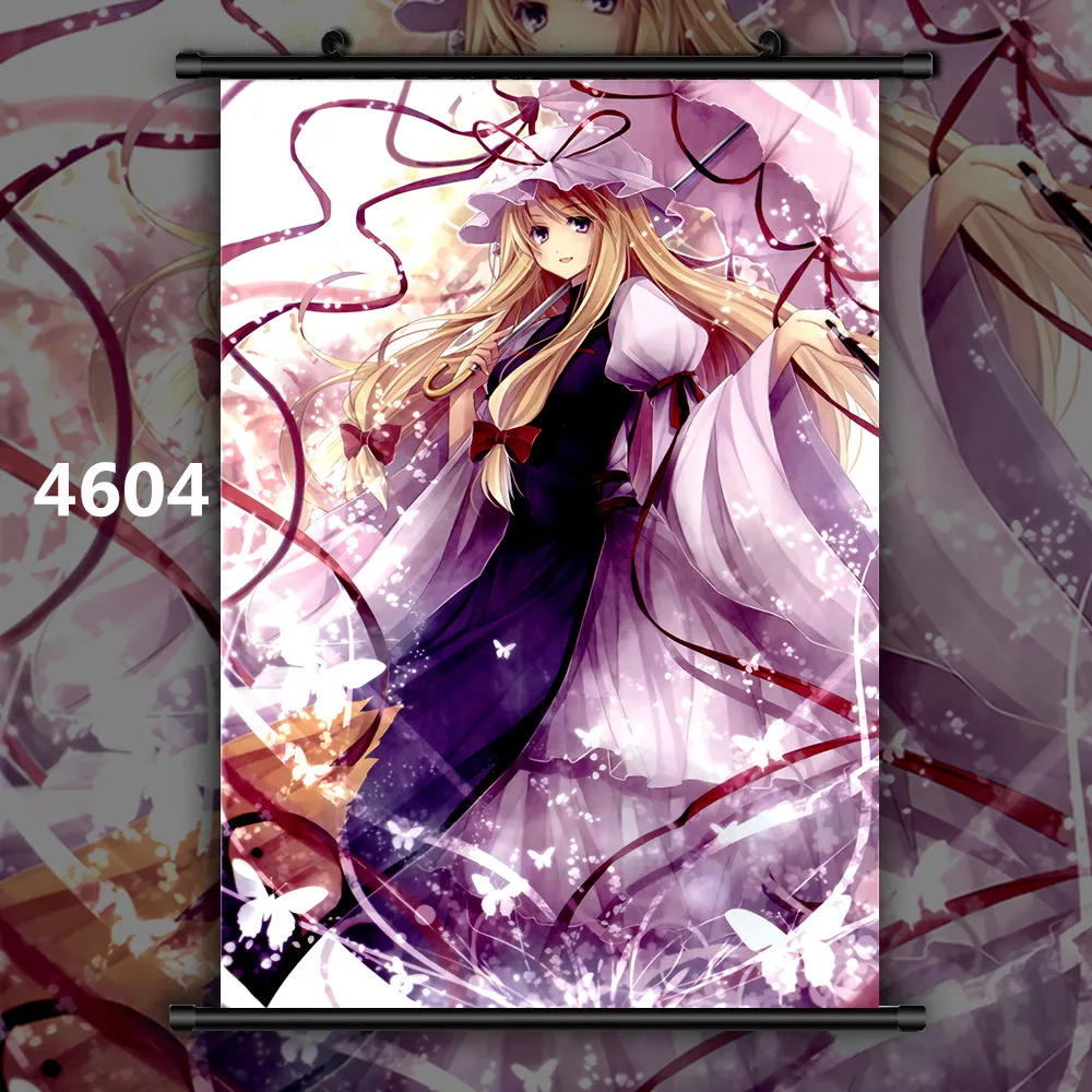 4604 Touhou проект Юкари Якумо Koumajou Densetsu Аниме Манга плакат в рулоне - Цвет: 4604