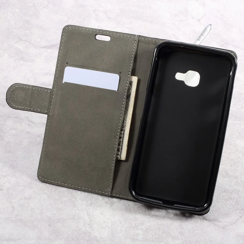 DULCII for Samsung Galaxy Xcover 4 Case PU Leather Wallet Flip Phone Cover SM-G390F Fundas Coque Capa |