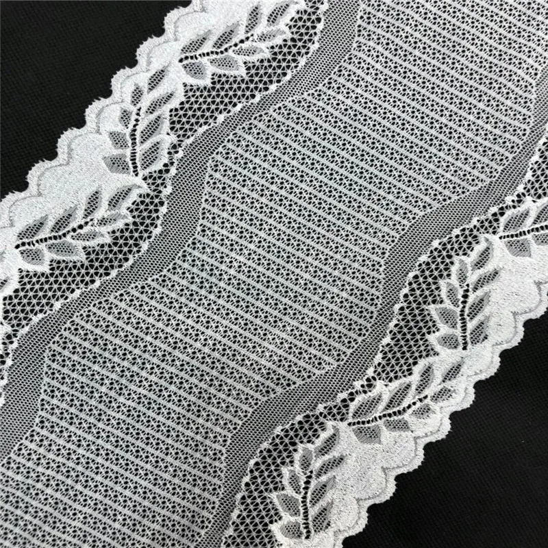 5yards/lot width 17.5cm 2colors presser elastic lace Wedding dress accessories garment fabric | Дом и сад