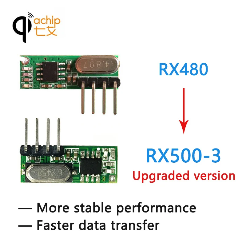 QIACHIP RF 315 мгц приемник беспроводное реле Супергетеродинный ASK/OOK модуль DC 1CH к MCU