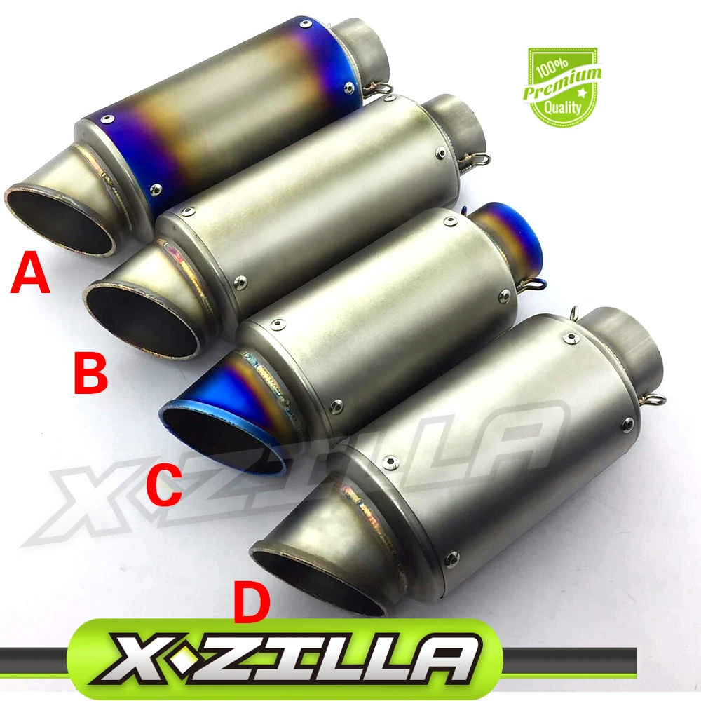 60 мм 51 выхлопная труба CBR600 CBR100 MT07 Z800 дндзя er6n z1000 TTR YBR YZF RSZ модифицированный