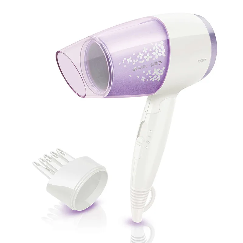 Hair Dryers electric can be folded with 1200w high power constant temperature negative ion products NEW | Бытовая техника