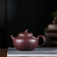 wholesale original mine purple clay eggplant section pot genuine yixing hand made teapot kungfu tea set special price