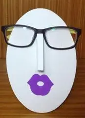 style 16 Мода EVA корейский стиль солнцезащитные очки держатель очки показ лицо-модель Подставка под очки держатель для очков Органайзер липкий - Цвет: style 16