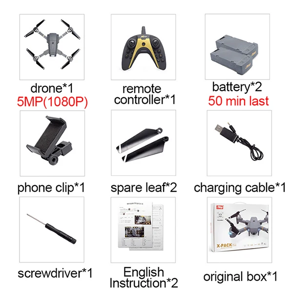 2batteries 50 min Lagopus XT-1 Plus 25 минут Дрон батарея 5MP FPV WIFI 1080P Дроны с камерой HD Квадрокоптер мини Дрон складной Дрон Прямая поставка - Цвет: 2batteries 50 min