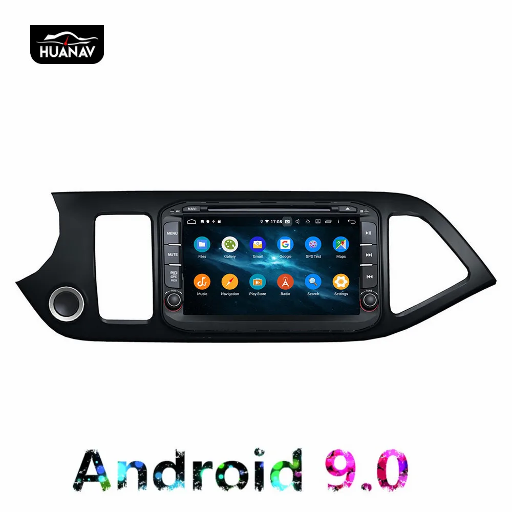 DSP Android 9 0 автомобильный DVD плеер GPS навигация для Kia morning 2011 2016 Авто Мультимедиа