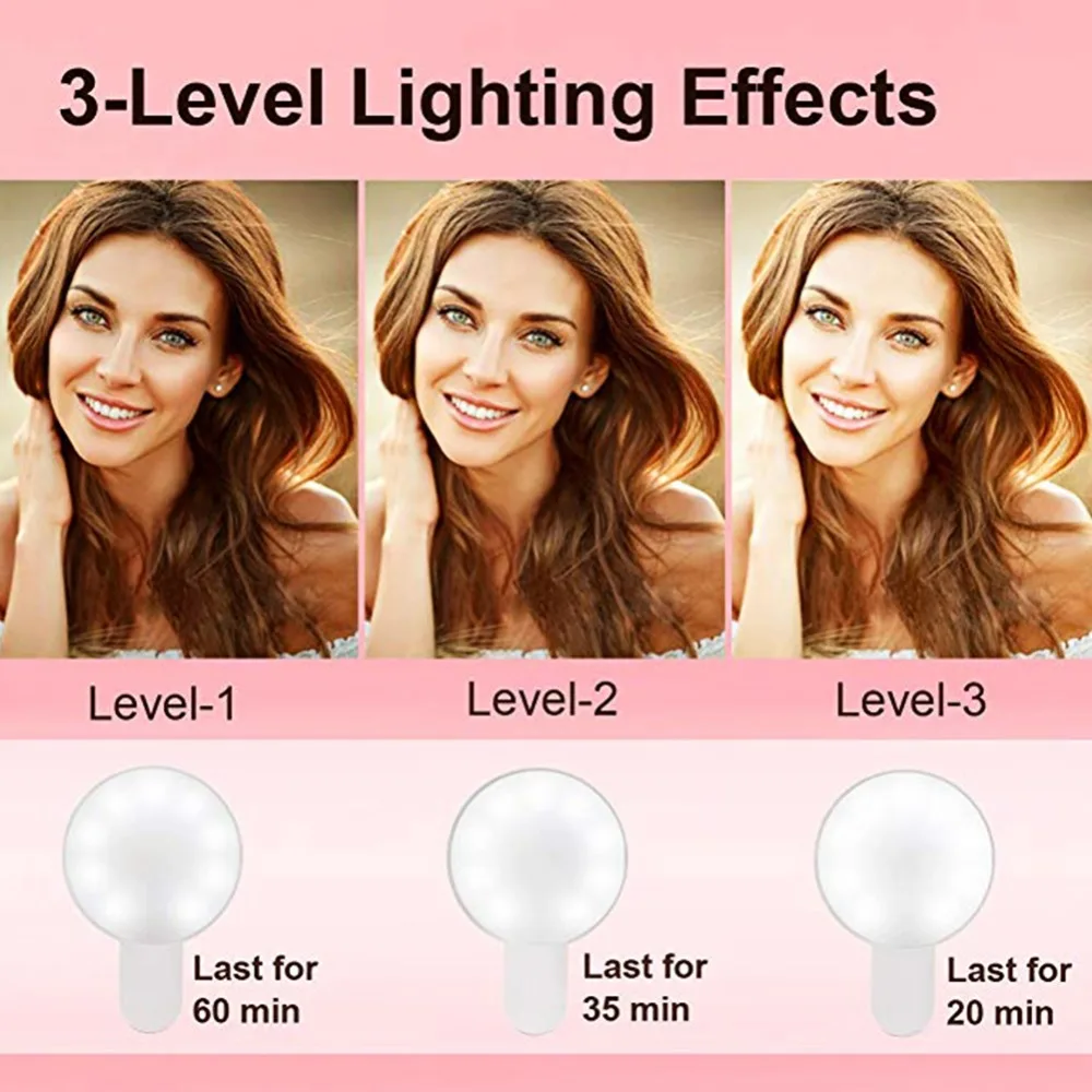 Улучшенный заполняющий свет usb-зарядка Selfie Flash Led камера телефон фотография