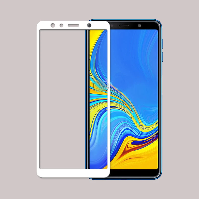 3D закаленное стекло для Samsung Galaxy A7 2018 полноэкранная Защитная пленка экрана