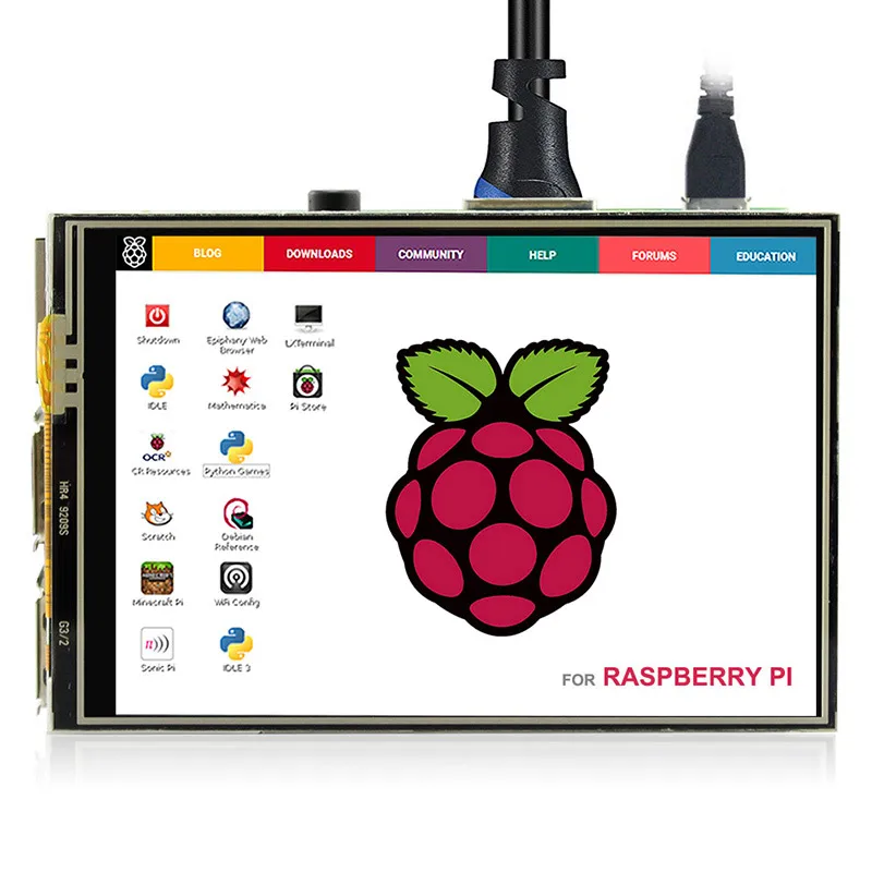 2015 Новый! Raspberry Pi LCD модуль 3 5 дюймовый 320 * 480 TFT сенсорный экран "дисплей для B + - Фото №1