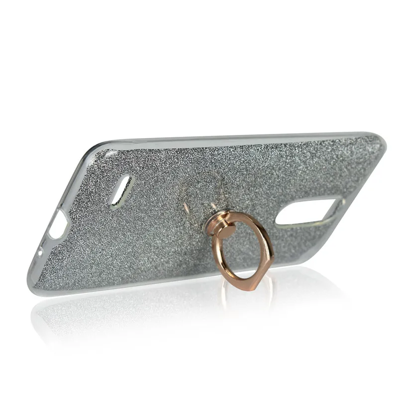 For LG K8 2018 Mobile phone case Bumpe luxury K9 protective Ring bracket shell Silicone TPU Back Cover soft |