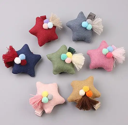 Мода для маленьких девочек прекрасный звезда заколки дети принцесса шпильки