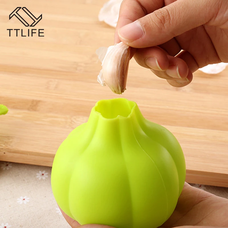 TTLIFE Creative Garlic Peeling Device Practical Silicone Peeler Household Food Grade Stripper Kitchen Tools | Дом и сад