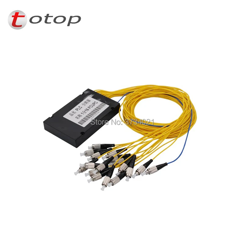 ABS FC UPC 1X16 волоконно оптический разветвитель PLC одномодовый сплиттер 1310/1550nm длина