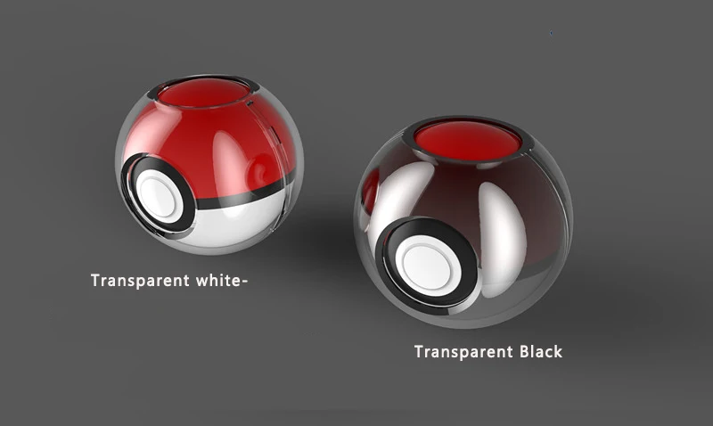4 вида цветов открывающийся Прозрачный жесткий чехол-накладка для NS Switch Pokeball Plus