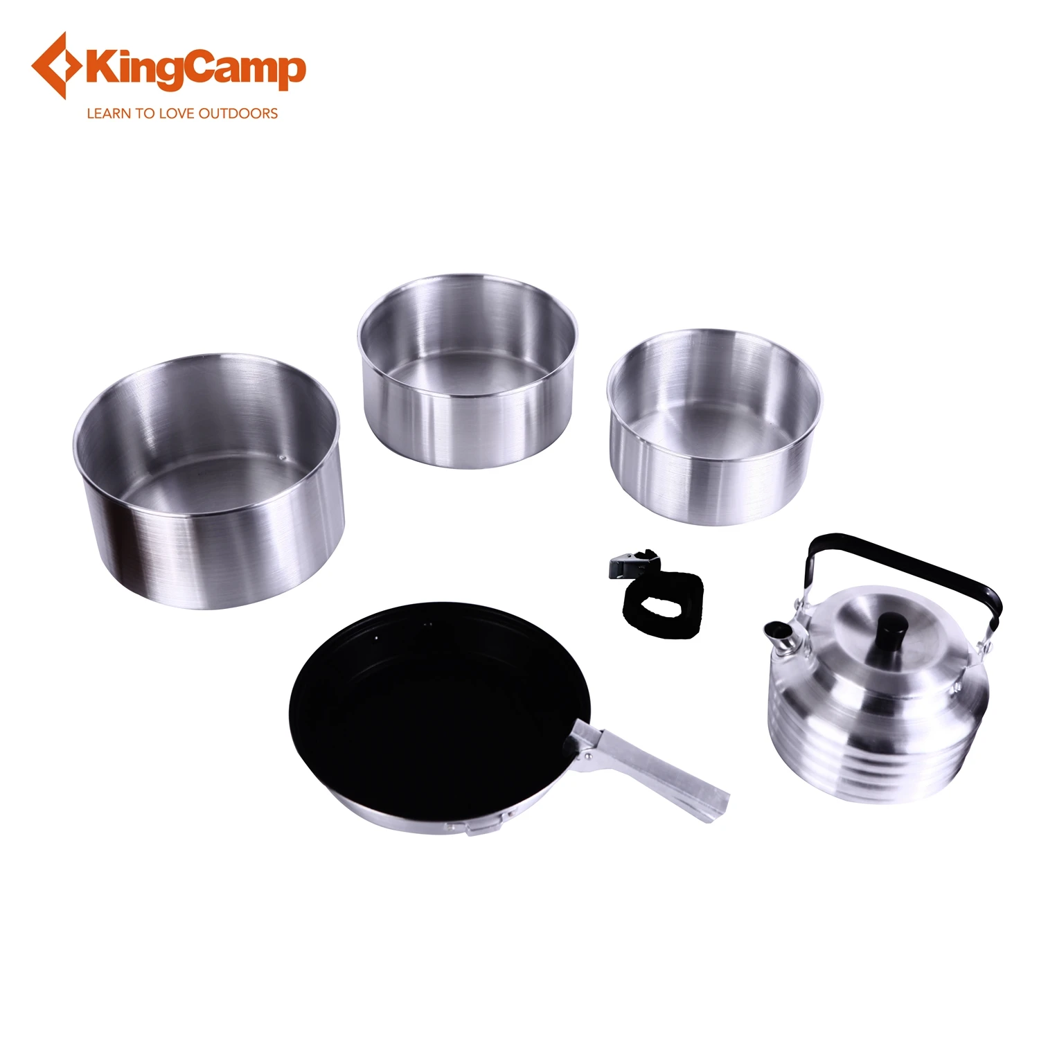 KingCamp открытый 6 шт. набор для пикника кулинарный Кемпинг Алюминиевый применимый