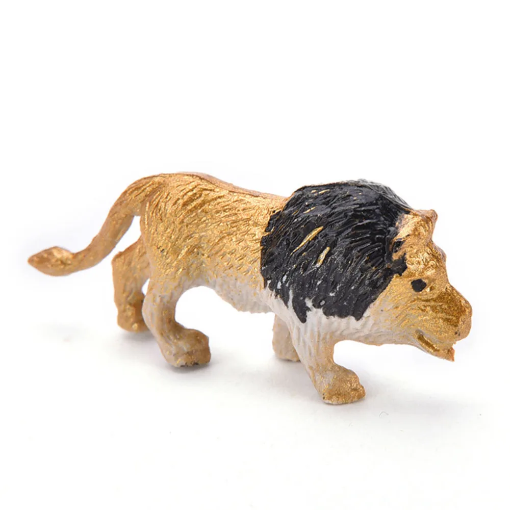 16 шт. детей модели животных Тигр/Лев/светло-коричневый/белый Медведь собака
