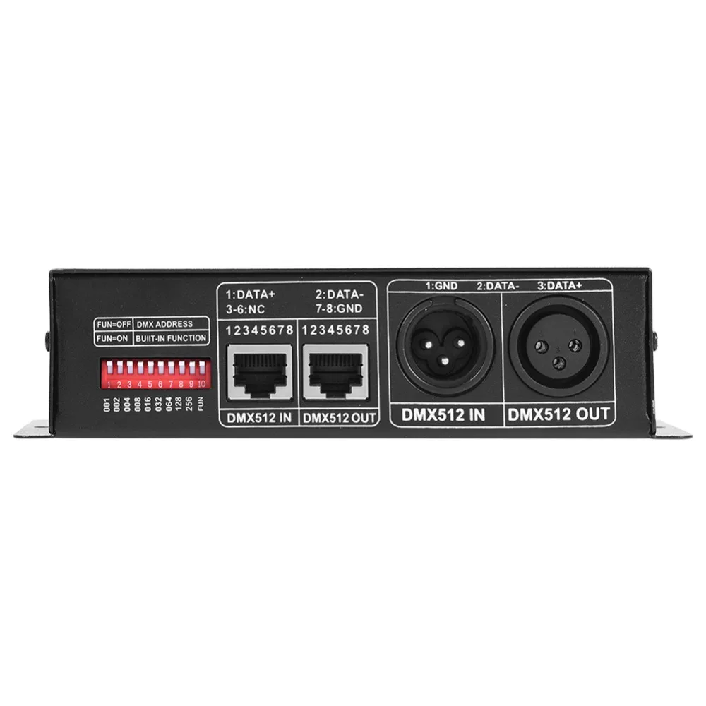 5 В ~ 24 постоянного тока DMX 512 4A 3 канала декодер модуль Общий Контроллер ШИМ