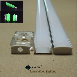 10 компл.лот 40 дюймов 12 мм полоса СВЕТОДИОДНЫЙ алюминиевый профиль для бара легкая плоская тонкая канальная лента Корпус для кухонного шкафа линейные потолки