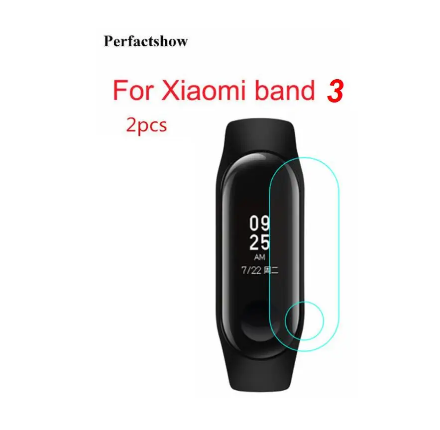 2 шт. защитная пленка для экрана Xiaomi mi Band 3 взрывобезопасная Защитная браслета в