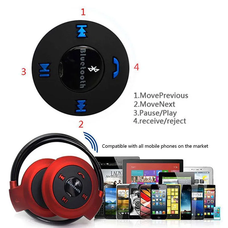 10 м Беспроводные спортивные Висячие Наушники Bluetooth 4,0, гарнитура, стерео наушники, MP3 музыка, перезаряжаемые наушники для телефонов, fm-радио