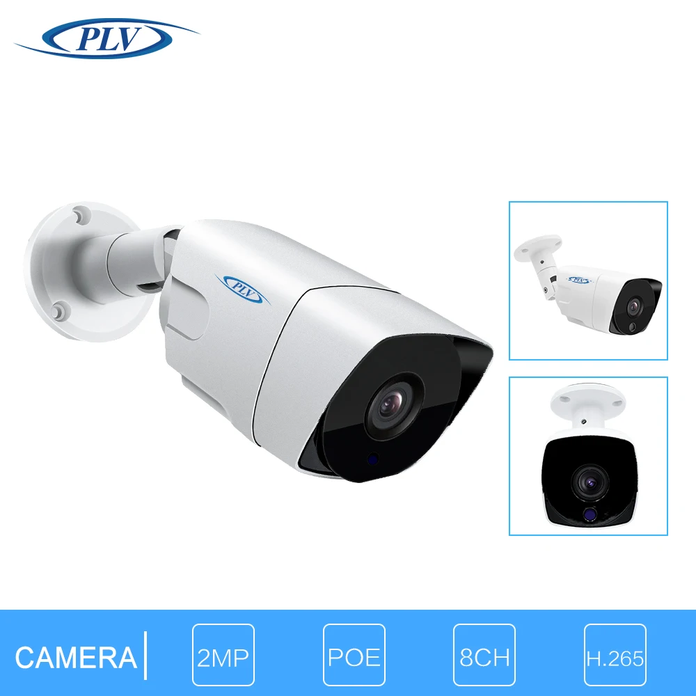 PLV 8ch безопасности Камера Системы 1080 P H.265 POE IP открытый 4MP PoE NVR Plug and Play умный дом