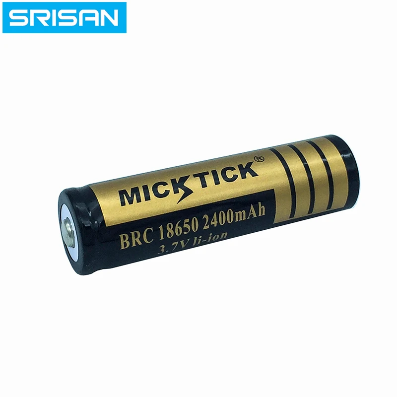 4 шт. 18650 (не AA) 3 7 V 2400mAh батареи литий-ионная аккумуляторная батарея большой
