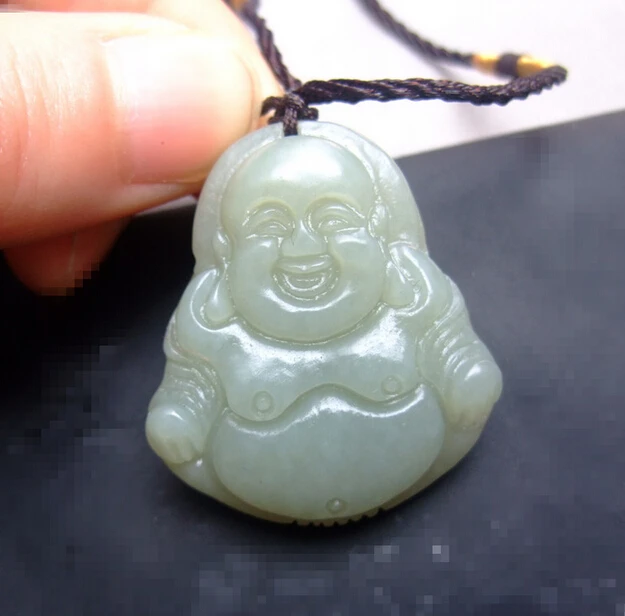 + Натуральный кулон в Синьцзяне с улыбкой большого Будды|pendant|pendant bigpendant buddha |