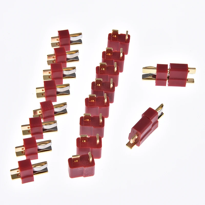 20 шт./10 пар Deans Ultra Plug T Мужской+ Женский Разъем для RC Li-Po батареи для автомобиля, самолета
