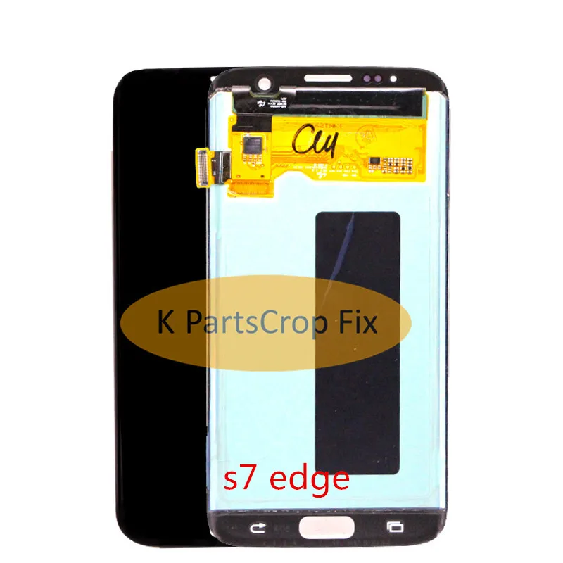 Для samsung GALAXY S7 EDGE G935 G935F lcd с рамкой дисплей кодирующий преобразователь сенсорного экрана в сборе 5," для samsung S7 Edge G935F lcd
