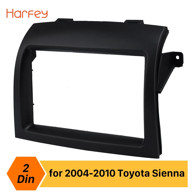 Комплект обрамления радио и стереосистемы Harfey Car 2Din для Toyota Sienna 2004-2010.