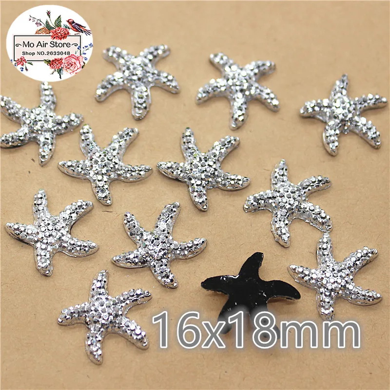 100 шт Блестящий серебряный искусственный Стразы плоская спина кабошон арт