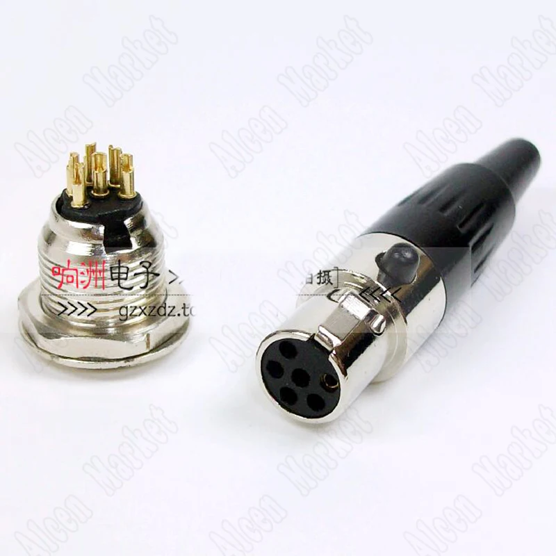 10 шт.-100 шт. Высокое качество Mini Xlr 3/4/5/6/Pins мужской или женский мини XLR Аудио