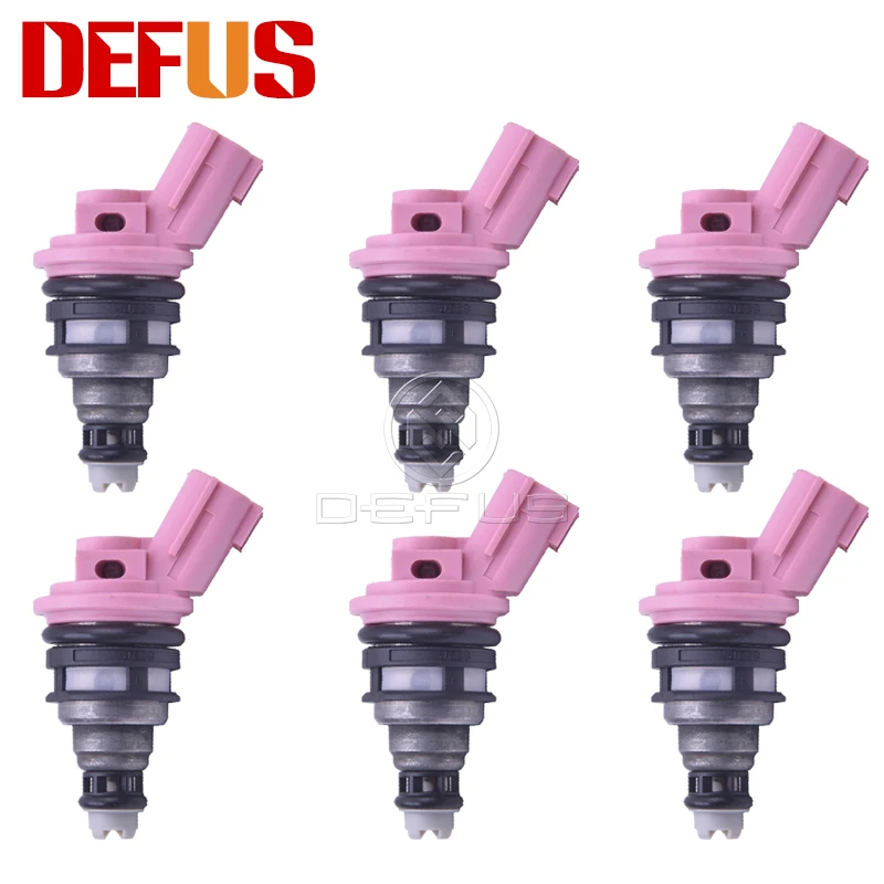 DEFUS 6X OE 16600-53J03 топливный инжекторы потока совпадают для Nissan Sentra Infiniti G20 2.0L 91-94 16600-10Y00 16600-96E00