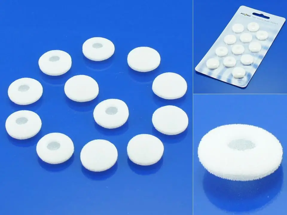 HG высококачественные белые однотонные поролоновые подушки для наушников