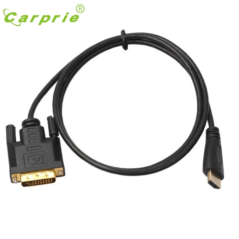 CARPRIE 1 м HDMI к DVI Мужской кабель взаимная D мужчин конвертер для HDTV HD Mar13 MotherLander|dvi