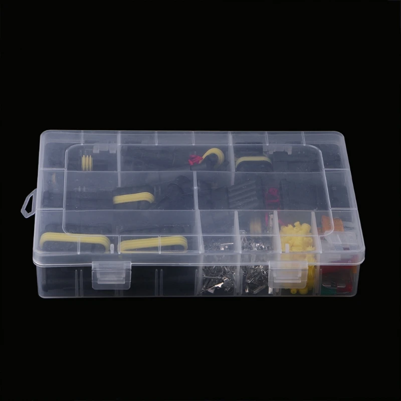 Фото 240 Pcs Superseal AMP/Tyco Водонепроницаемый 12V электрические разъемы комплект 1/2/3/4/5/6 240 Pcs Superseal AMP/Tyco Водонепроницаемый 12V электрические разъемы комплект 1/2/3/4/5/6