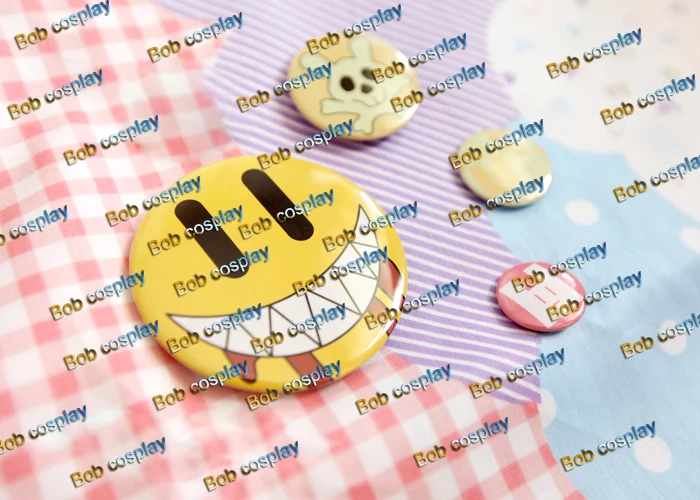 Горячая Распродажа набор из 4 предметов Значки для косплея смайликов и