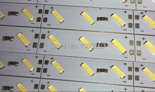 50 наборов 12V 24V Led бар 7020 led твердая полоса света 100 см водонепроницаемый SAMSUNG чип + U
