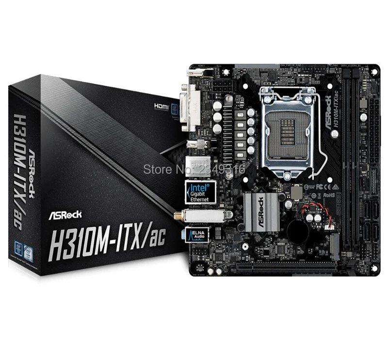 Новинка оригинальная материнская плата для настольного ПК MINI-ITX ITX HTPC ASRock 1151 H310