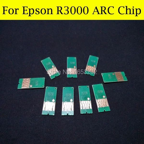 1 комплект Высокое качество ARC чип для Epson R3000 чернильного картриджа T1571 T1579 T157